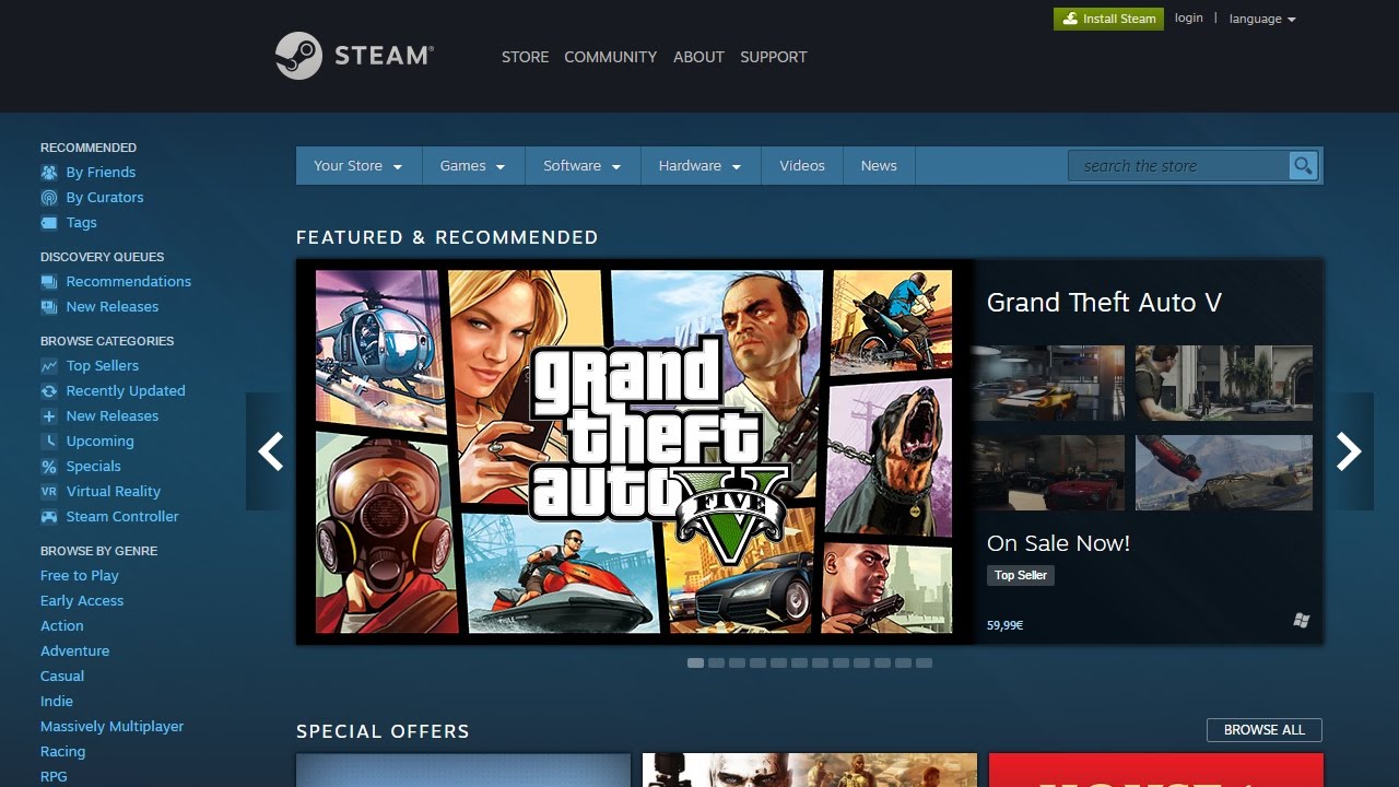 how to download free games on steam